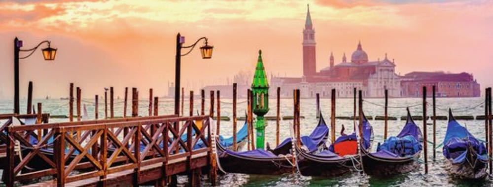 Gondolas In Venice - Ravensburger puzzle collectible [Barcode 4005556150823] - Main Image 2
