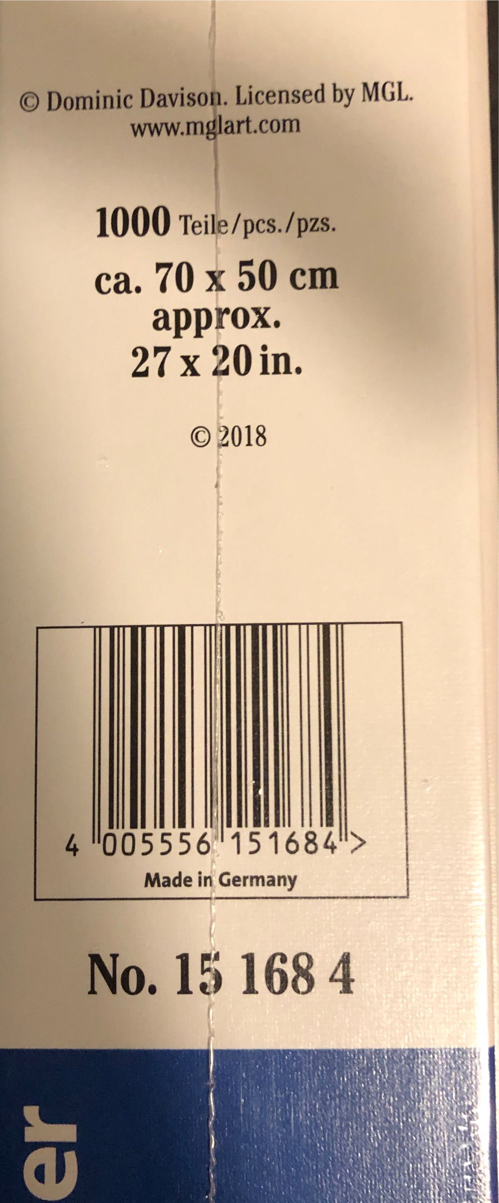 The Banks Of The Seine (2 - 1 1000 & 1 500pc) - Ravensburger puzzle collectible [Barcode 4005556151684] - Main Image 2