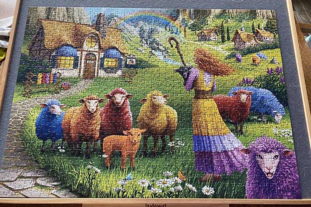 Happy Sheep Yarn Shop (1) Keep - Ravensburger puzzle collectible [Barcode 4005556169498] - Main Image 2