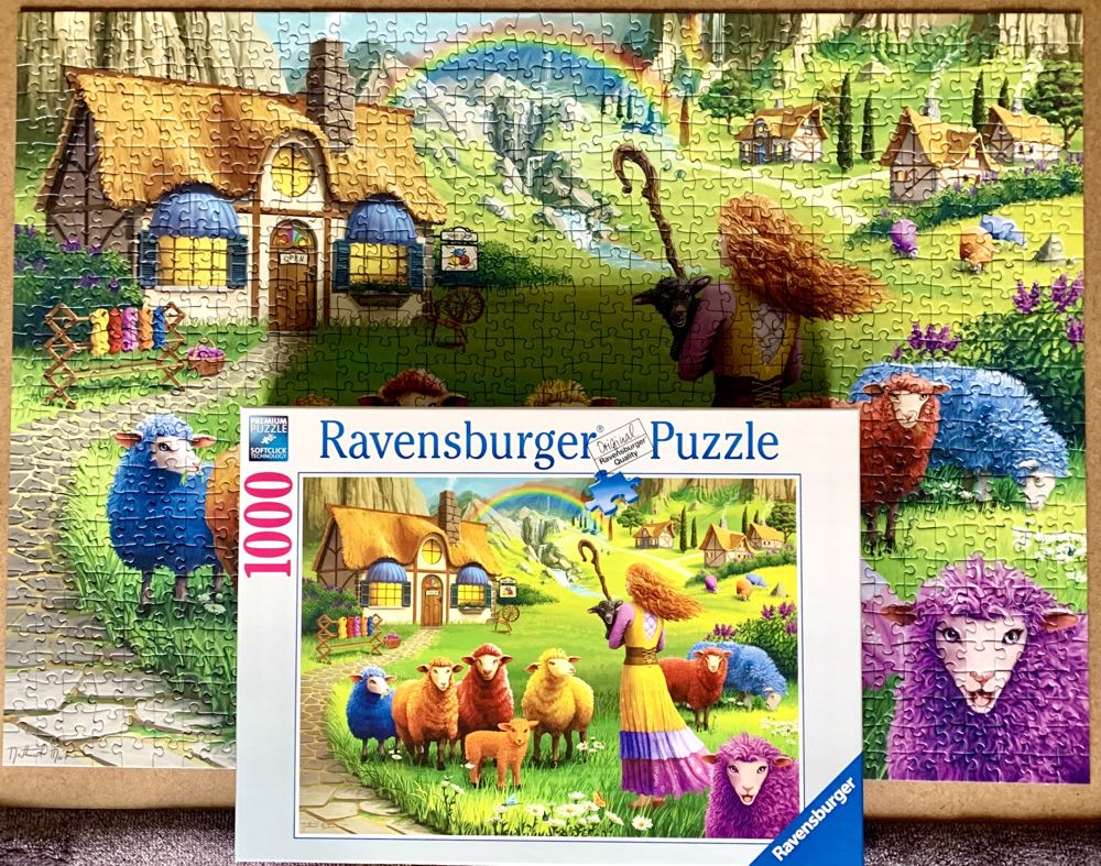 Happy Sheep Yarn Shop (1) Keep - Ravensburger puzzle collectible [Barcode 4005556169498] - Main Image 3