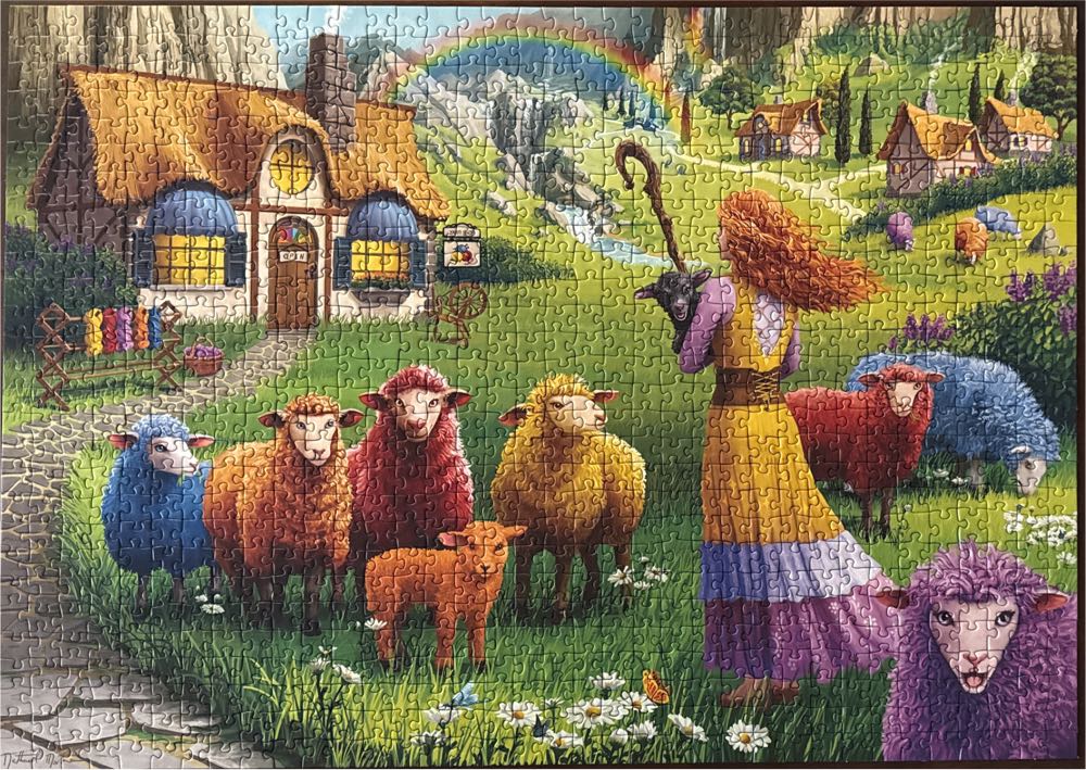 Happy Sheep Yarn Shop (1) Keep - Ravensburger puzzle collectible [Barcode 4005556169498] - Main Image 4