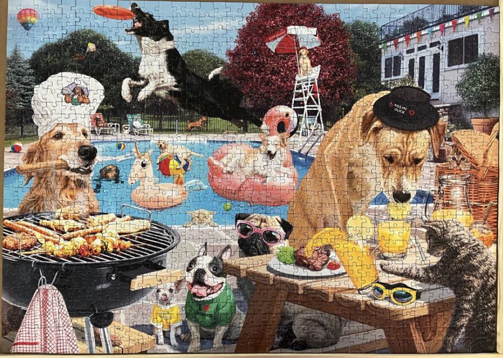 Dog Days Of Summer ✅🚫 - Ravensburger puzzle collectible [Barcode 4005556168101] - Main Image 2