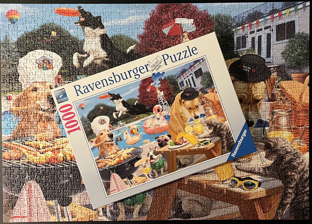Dog Days Of Summer ✅🚫 - Ravensburger puzzle collectible [Barcode 4005556168101] - Main Image 4