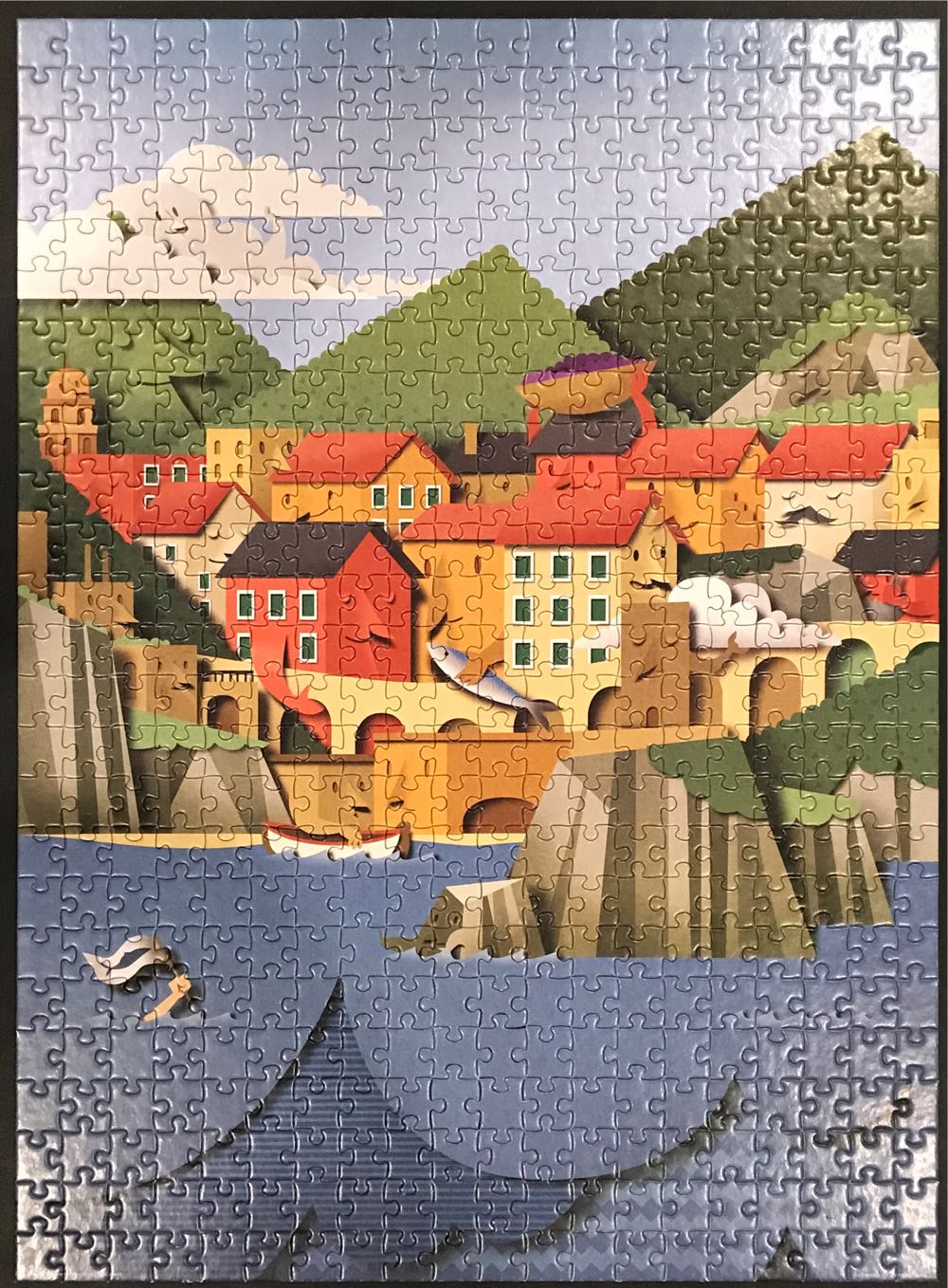 Le Cinque Terre- GONE - Genuine Fred puzzle collectible [Barcode 728987037832] - Main Image 2