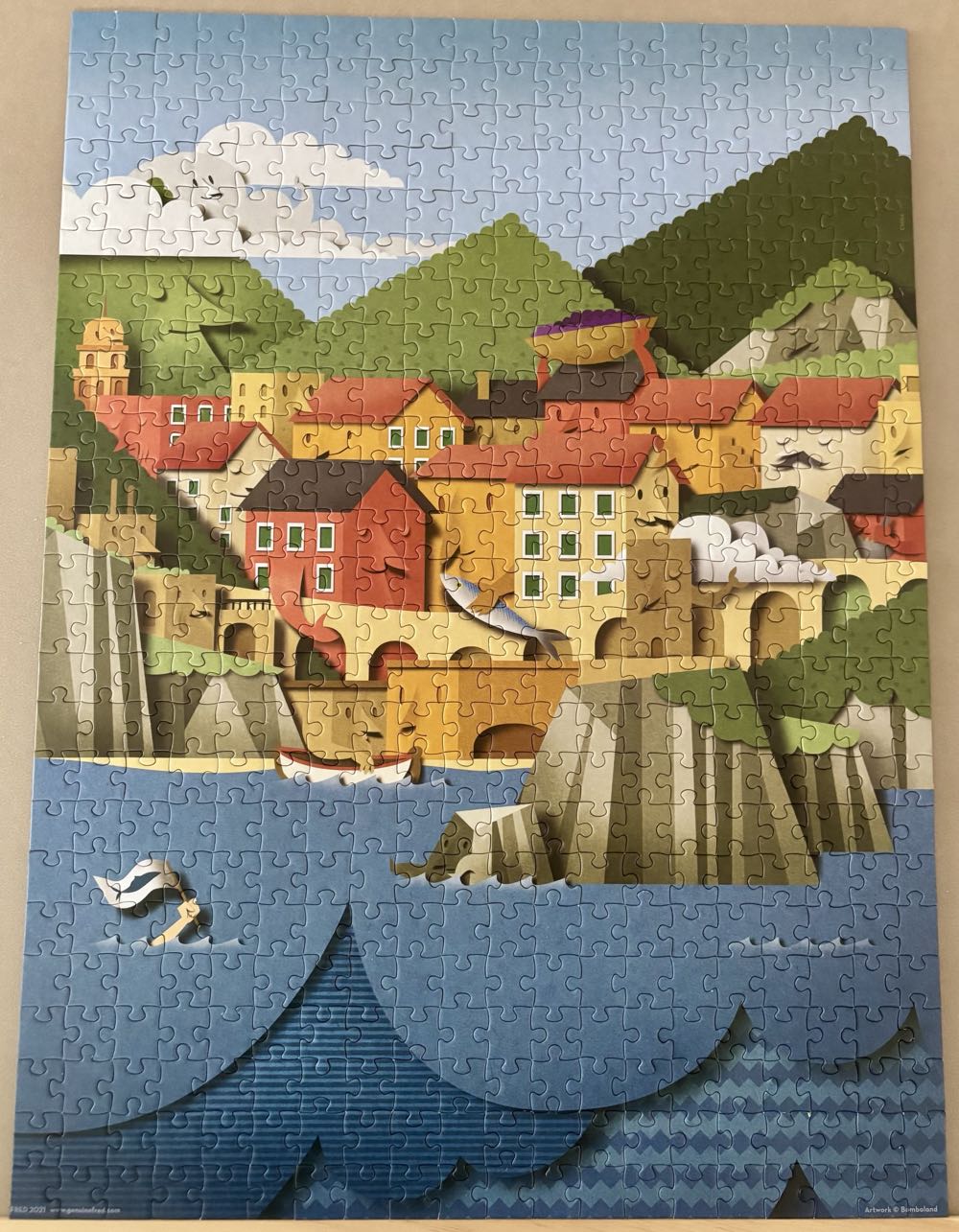 Le Cinque Terre- GONE - Genuine Fred puzzle collectible [Barcode 728987037832] - Main Image 3