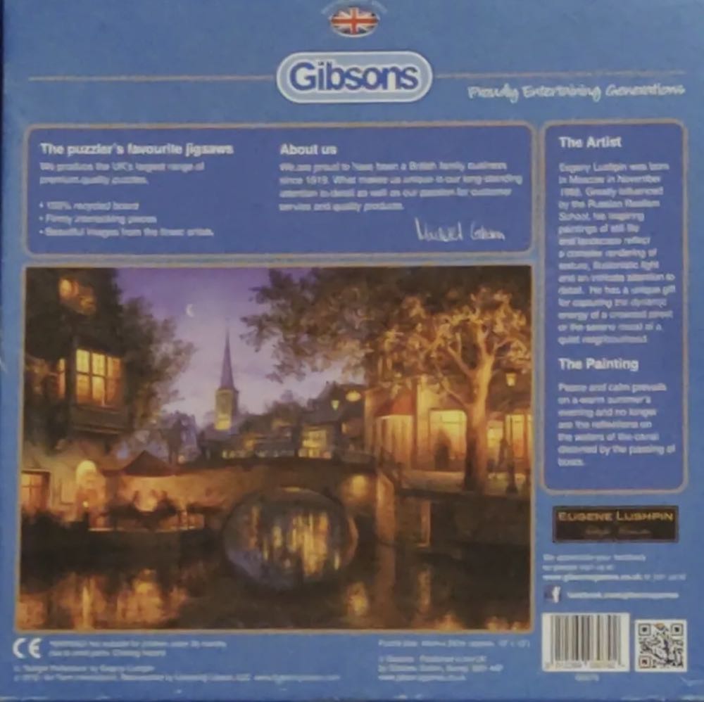 Twilight Reflections - Gibsons puzzle collectible [Barcode 5012269030792] - Main Image 3