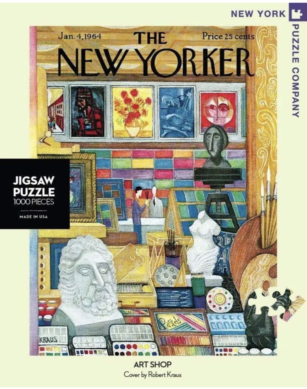 Art Shop - New York Puzzle Company puzzle collectible [Barcode 819844013745] - Main Image 4