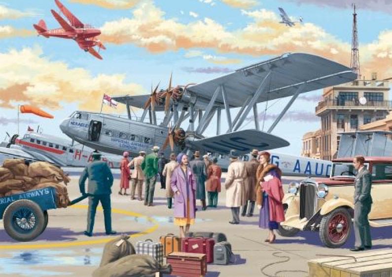 Croydon Airport - Falcon de luxe puzzle collectible [Barcode 8710126111536] - Main Image 2
