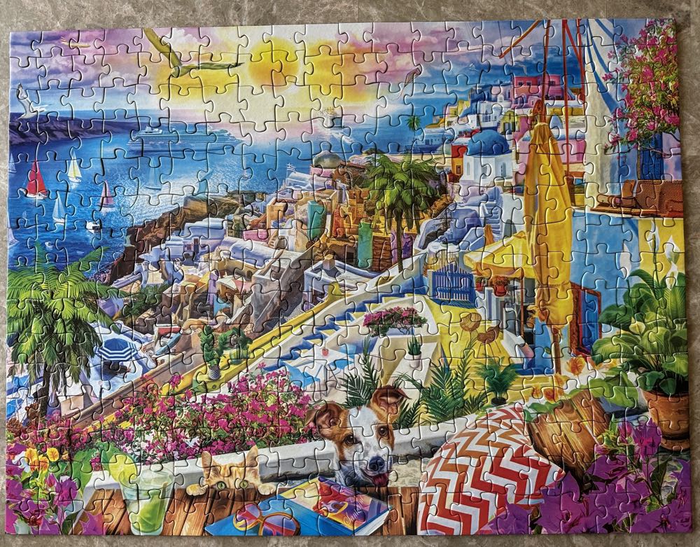 Santorini Sails - MasterPieces puzzle collectible [Barcode 705988321818] - Main Image 3