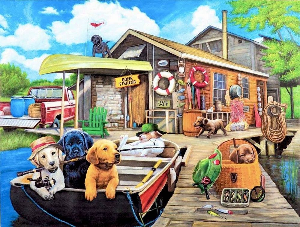 Gone Fishin’  - Kodak puzzle collectible [Barcode 4895145437479] - Main Image 2