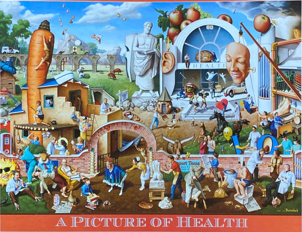 A Picture Of Health - Great American Puzzle Factory puzzle collectible [Barcode 010563081675] - Main Image 2