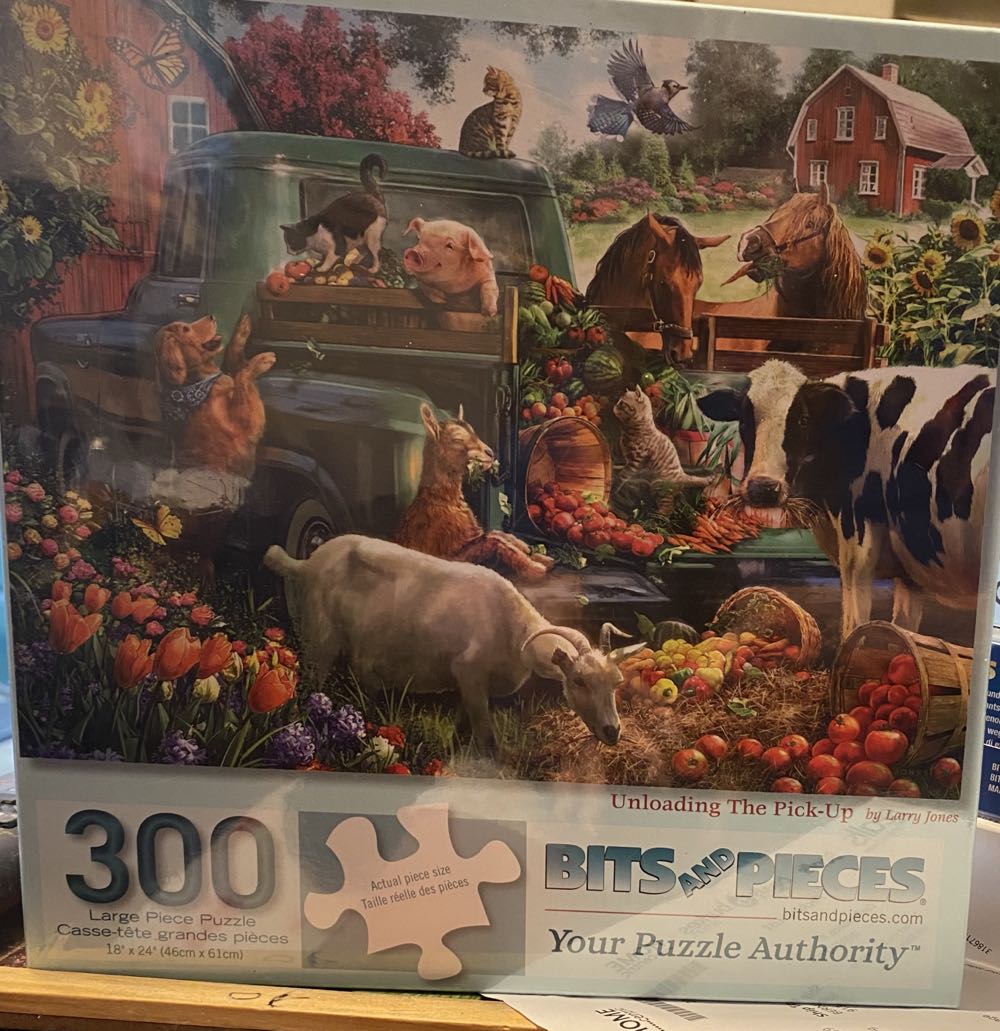 SOLD-Unloading The PickUp - Bits & Pieces puzzle collectible [Barcode 192949043184] - Main Image 2