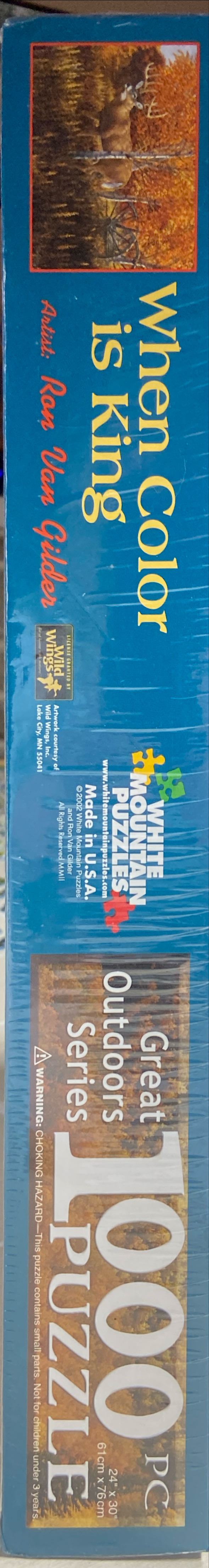 When Color Is King - White Mountain Puzzles puzzle collectible [Barcode 724819248391] - Main Image 3