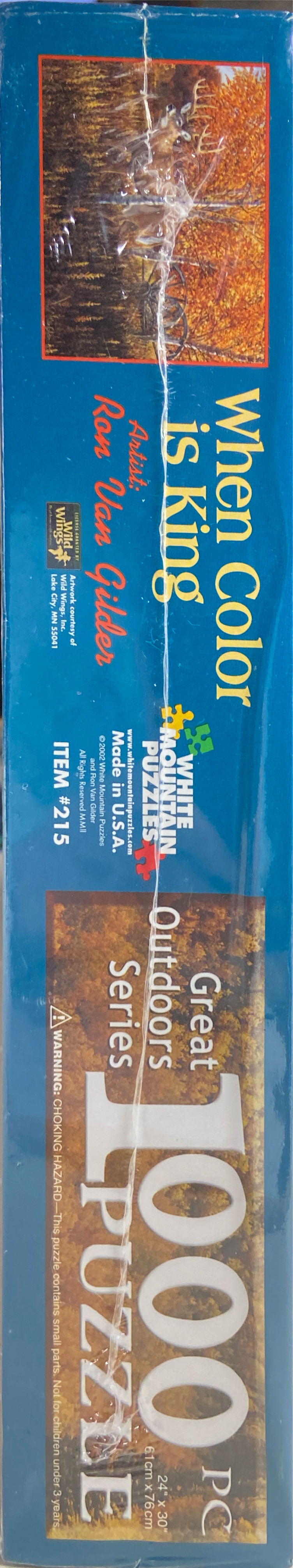 When Color Is King - White Mountain Puzzles puzzle collectible [Barcode 724819248391] - Main Image 4