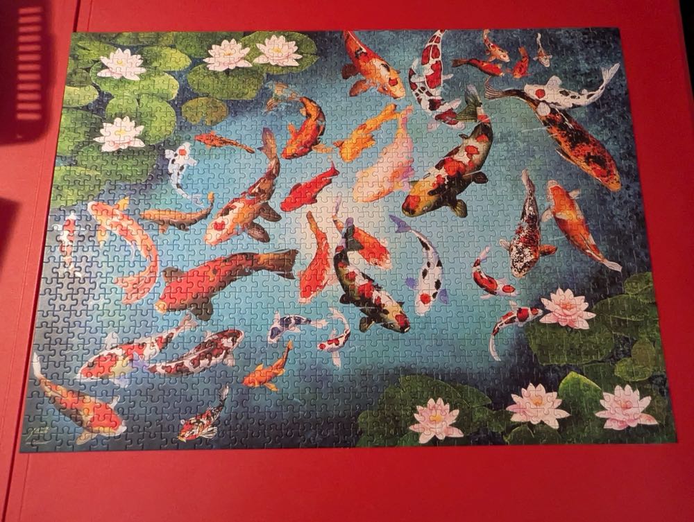 Koi Fish  - Eurographics puzzle collectible [Barcode 628136656962] - Main Image 4
