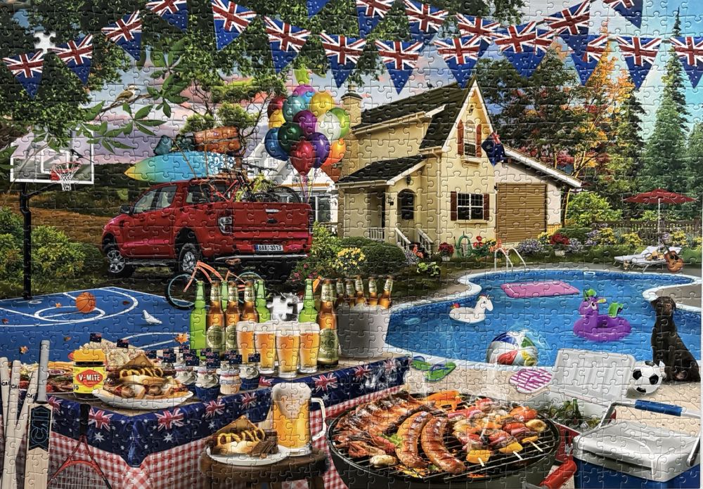 Aussie , Aussie, Aussie - Funbox puzzle collectible [Barcode 643690102885] - Main Image 2