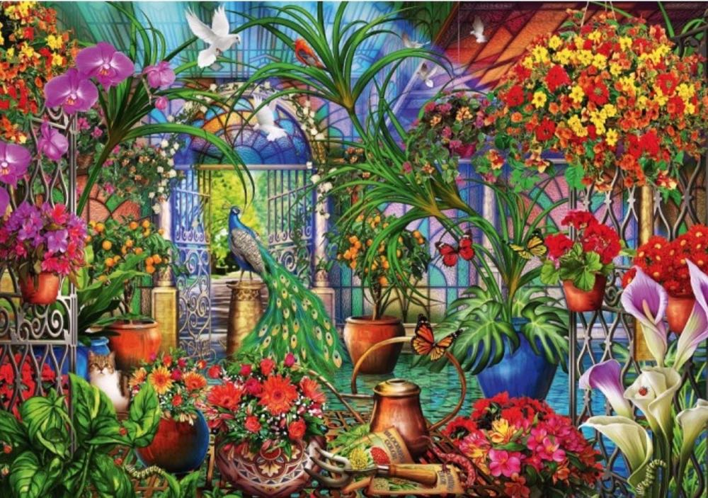Tropical Green House BAC - Bluebird Puzzle puzzle collectible [Barcode 3663384702488] - Main Image 2