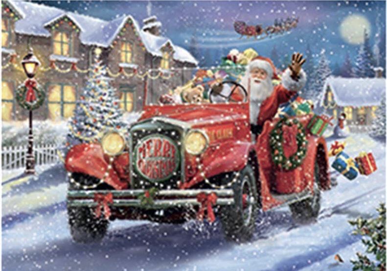 Santas Christmas Present (Rianneke) - Falcon de luxe puzzle collectible [Barcode 8710126110683] - Main Image 2