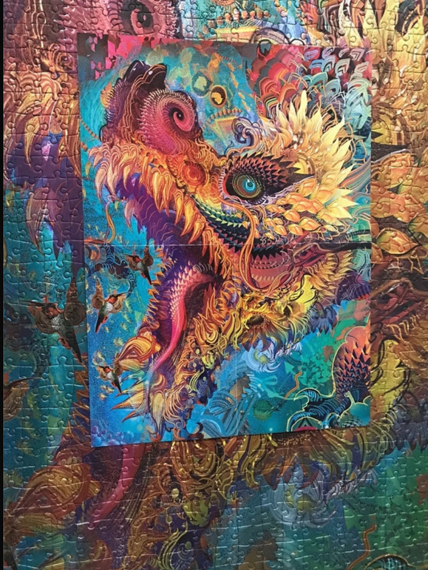 Humming Dragon - Paperblanks puzzle collectible [Barcode 9781439782392] - Main Image 4