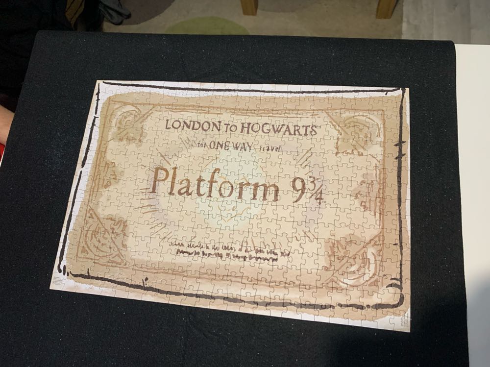 Hogwarts Express Ticket  puzzle collectible - Main Image 2