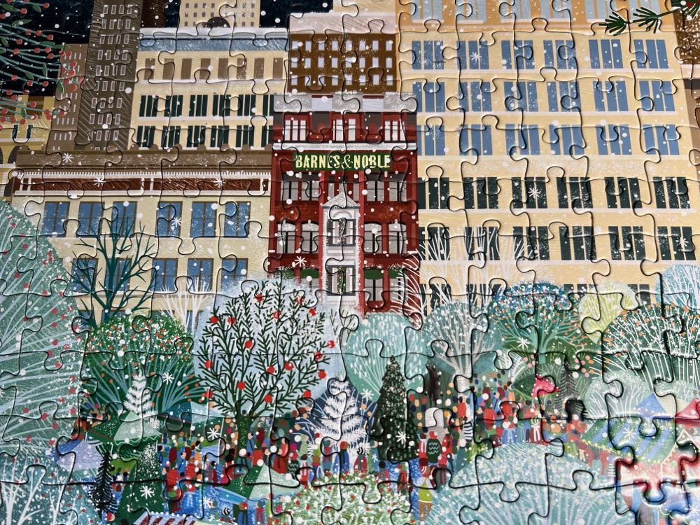 New York City Christmas At Union Square Greenmarket - Union Square & Co. puzzle collectible [Barcode 9781454949367] - Main Image 2