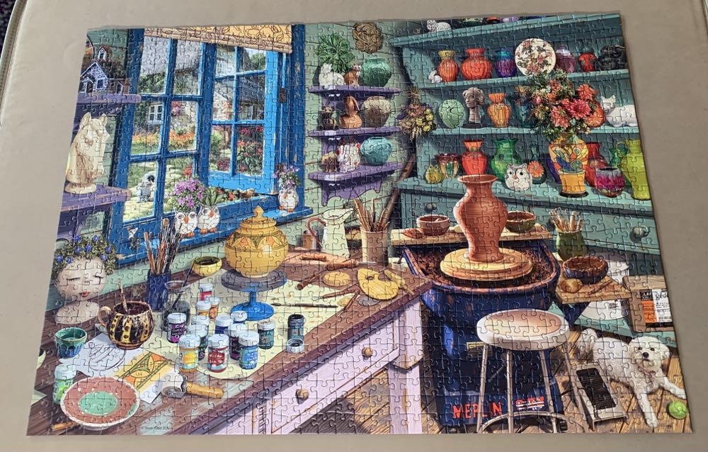The Pottery Shed* - Ravensburger puzzle collectible [Barcode 4005556196982] - Main Image 2