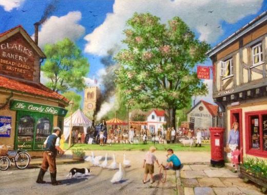 Seasons Spring Is In The Air Scannen - Falcon de luxe puzzle collectible - Main Image 2