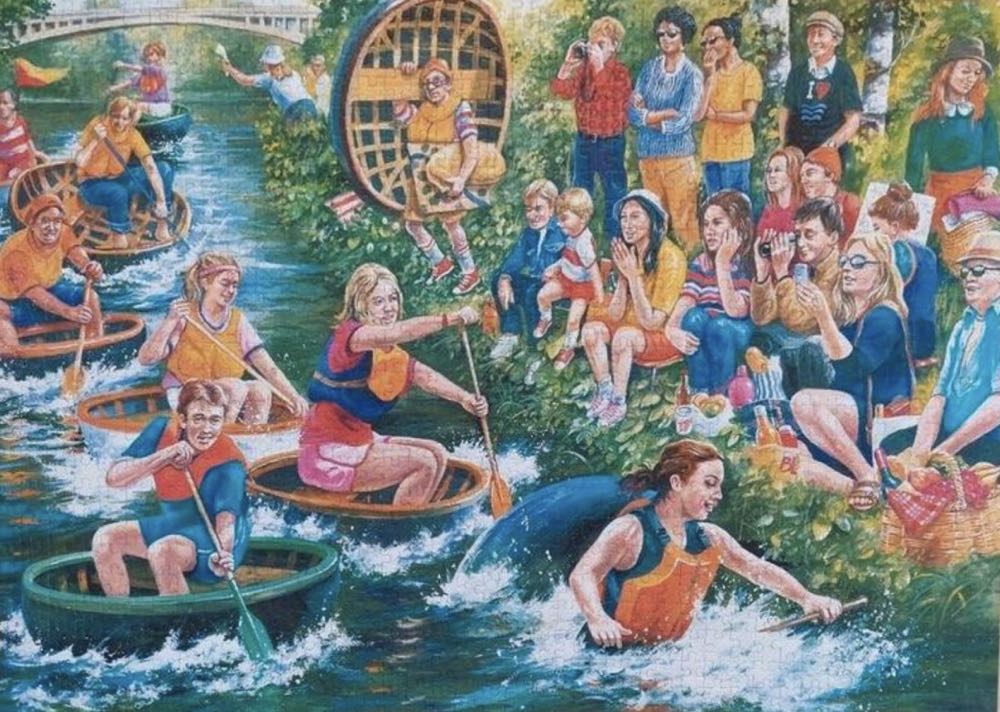 The Coracle Regatta - Falcon de luxe puzzle collectible [Barcode 8710126113387] - Main Image 3