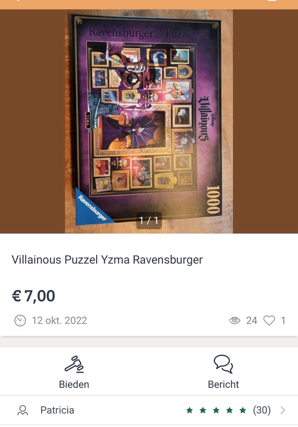 Villainous: Yzma - Ravensburger puzzle collectible [Barcode 4005556165223] - Main Image 4