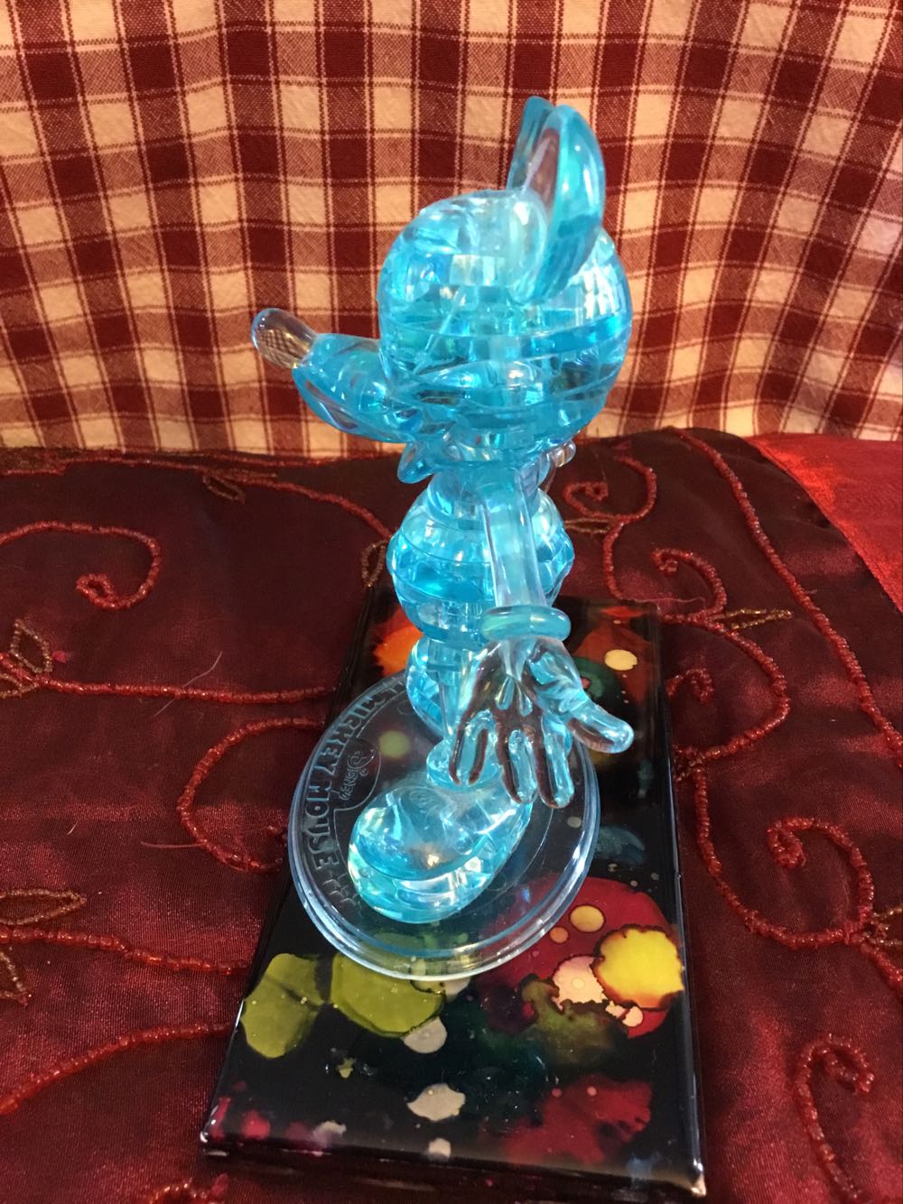 3D Crystal Puzzle Mickey Teal Blue - Bepuzzled puzzle collectible - Main Image 4