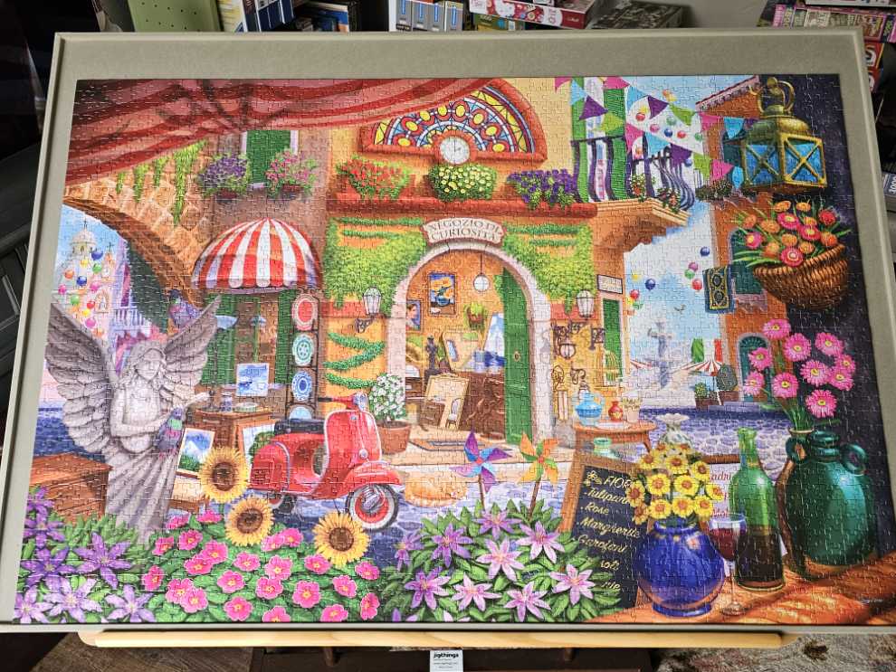 Little Italian Curiosity Shop By Sergio Botero - Kodak / Cra-Z-Art puzzle collectible [Barcode 4895145429139] - Main Image 2