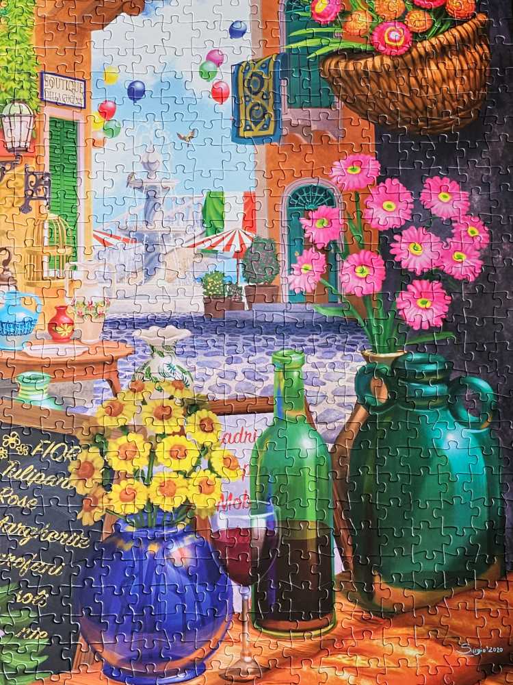 Little Italian Curiosity Shop By Sergio Botero - Kodak / Cra-Z-Art puzzle collectible [Barcode 4895145429139] - Main Image 4