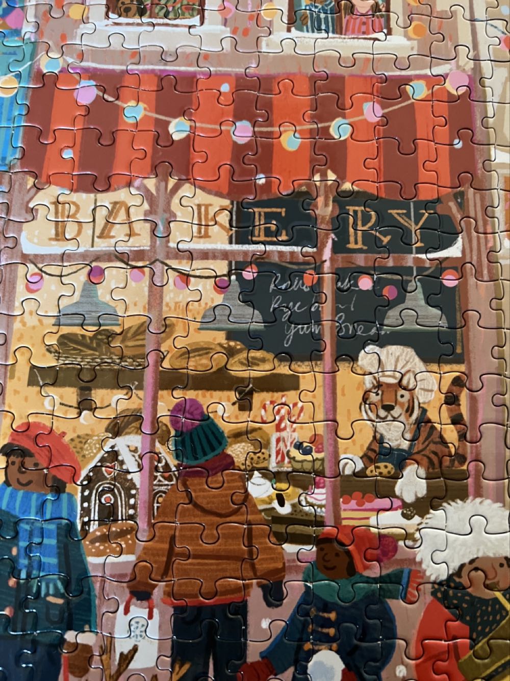 A Happy Holiday - Eeboo puzzle collectible [Barcode 689196513688] - Main Image 3