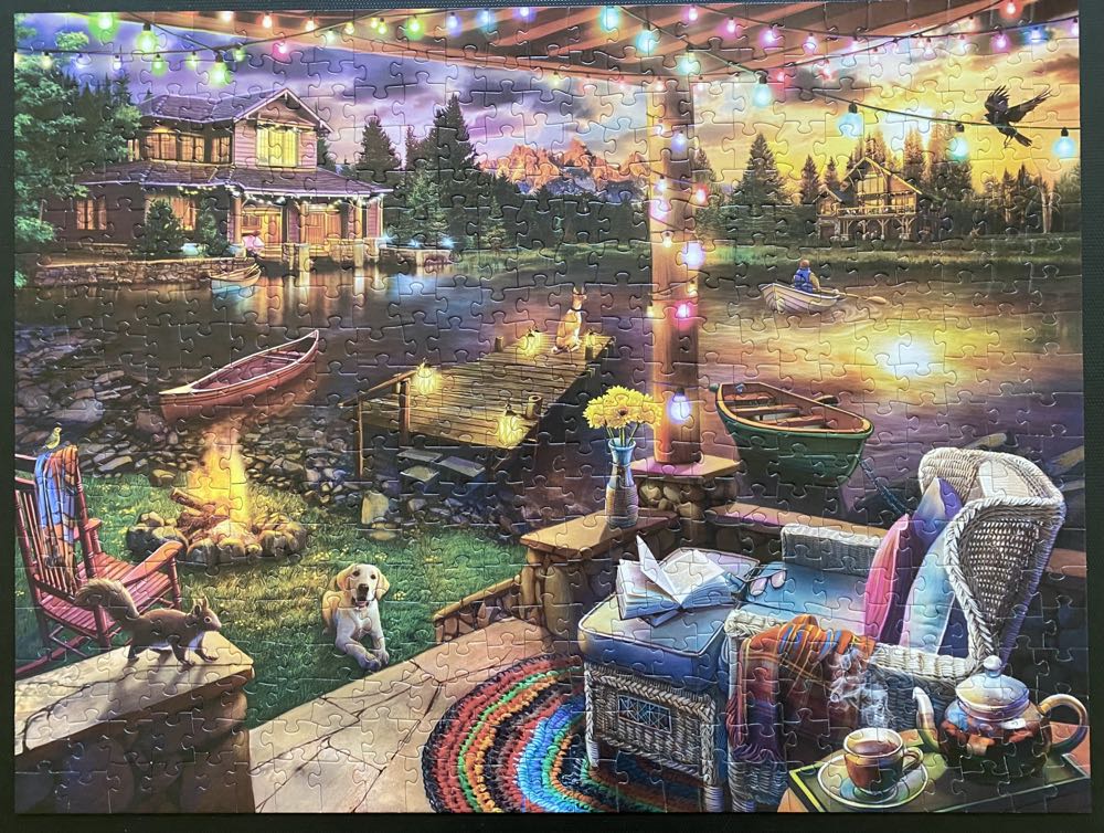 Summer Evening - White Mountain puzzle collectible [Barcode 724819265848] - Main Image 3