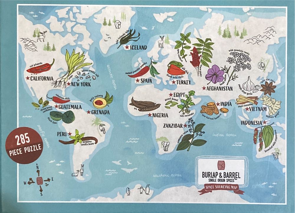 Spice Sourcing Map - Burlap & Barrel puzzle collectible [Barcode 850022034664] - Main Image 1