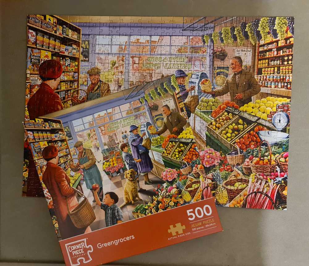 *The Greengrocer 😁 COMPLETED 15/11/2022 - Corner Piece 🇬🇧 puzzle collectible - Main Image 3