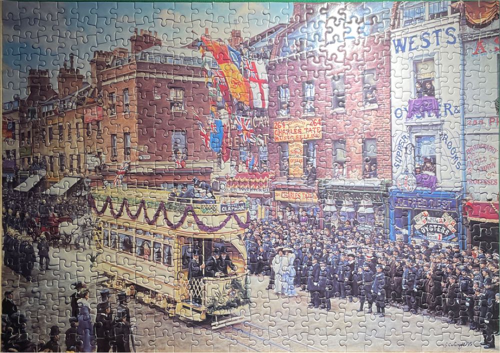 Electric Tram - Waddingtons puzzle collectible [Barcode 5011634106797] - Main Image 2