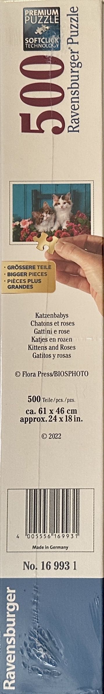 Kittens And Roses - Ravensburger puzzle collectible [Barcode 4005556169931] - Main Image 2