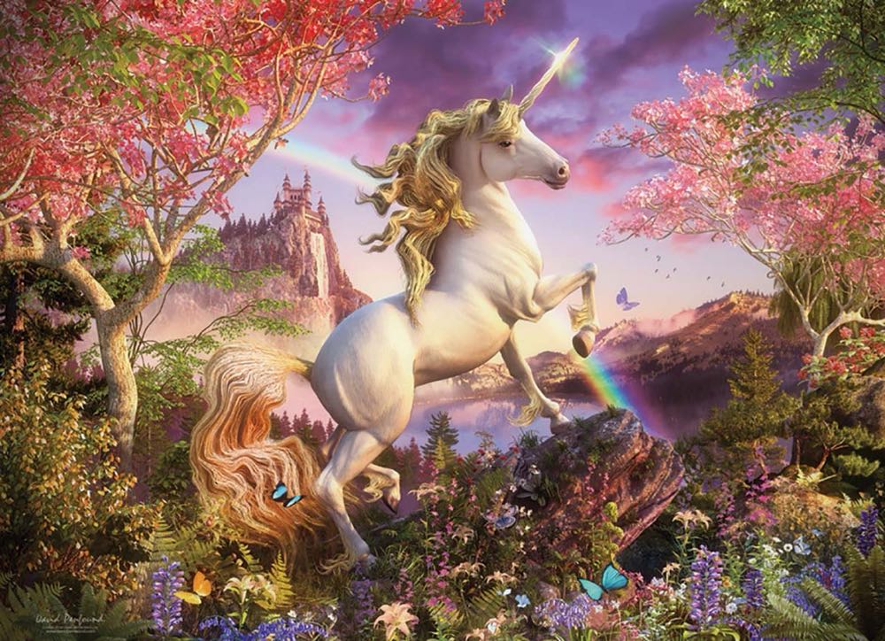 Realm of the Unicorn - Cobble Hill 🇨🇦 puzzle collectible [Barcode 625012546348] - Main Image 2