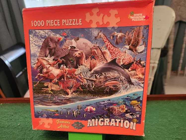 Migration - 2008 - SOLD - White Mountain Puzzles puzzle collectible - Main Image 2