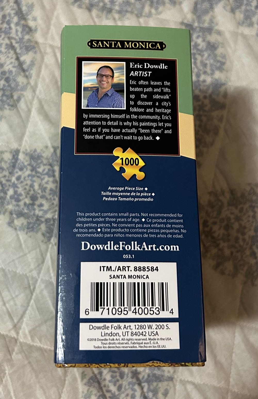 Santa Monica - Dowdle puzzle collectible [Barcode 671095400534] - Main Image 3