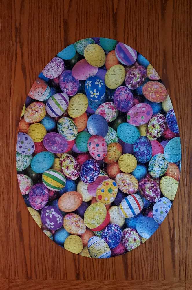 Easter Eggs Shaped Holiday Puzzle - Current puzzle collectible - Main Image 2
