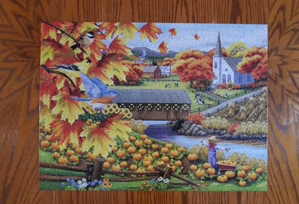 SOLD Harvest Of Beauty - Bits And Pieces puzzle collectible [Barcode 192949033314] - Main Image 2