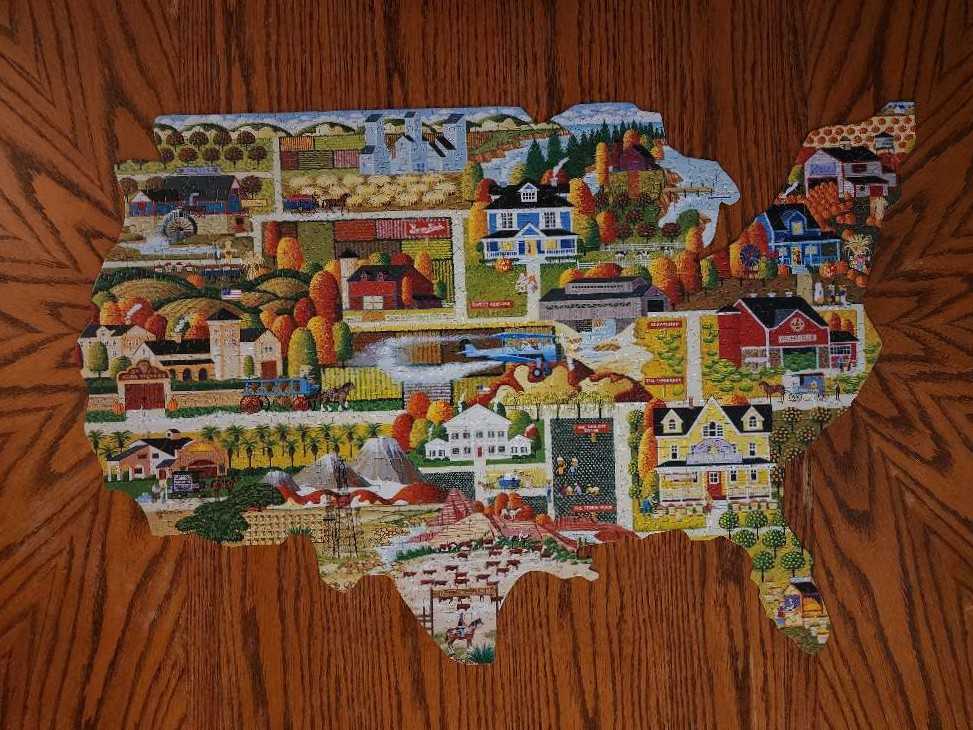 USA Farmland-SOLD - Roseart puzzle collectible - Main Image 2
