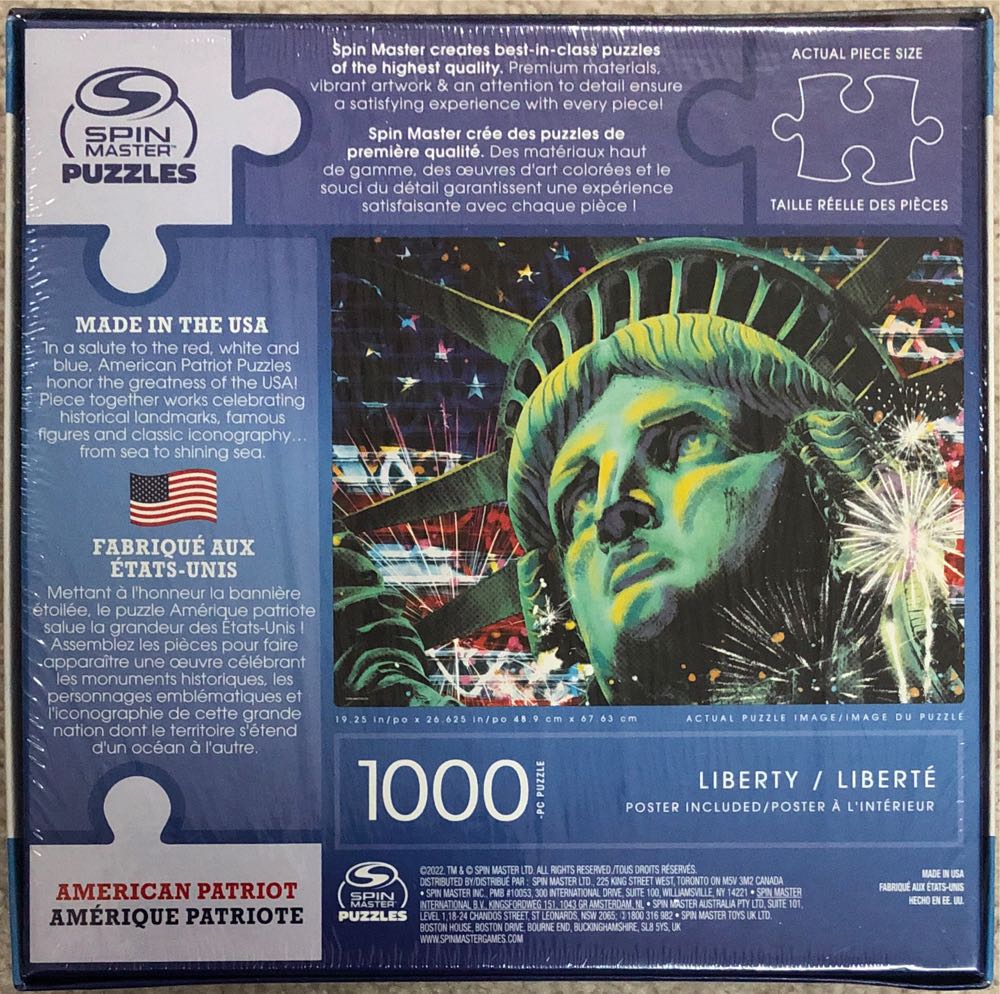 Liberty - Spin Master puzzle collectible [Barcode 778988441282] - Main Image 2