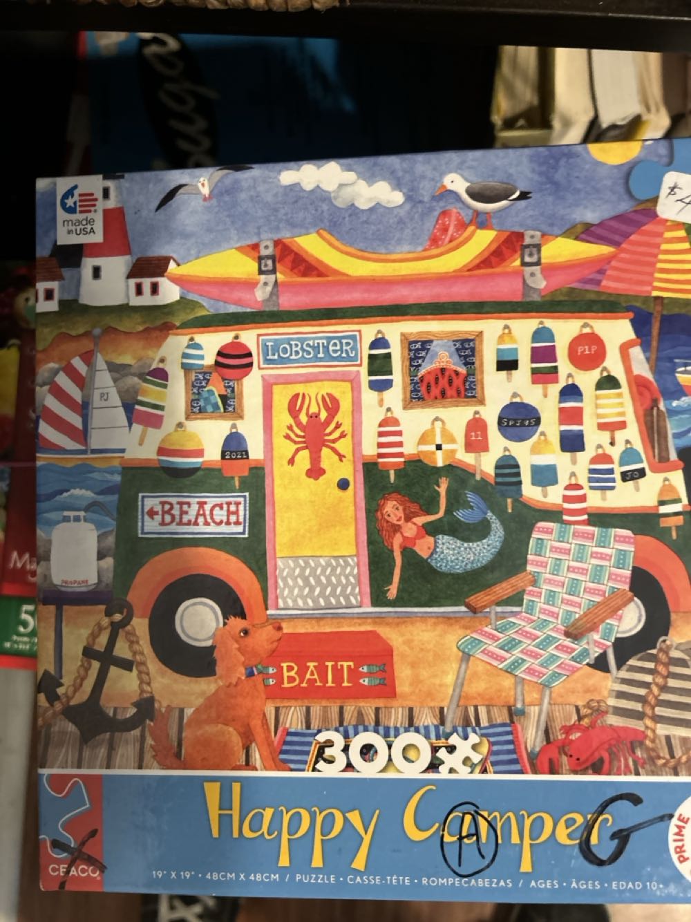 Down East-Happy Camper - Ceaco puzzle collectible - Main Image 3