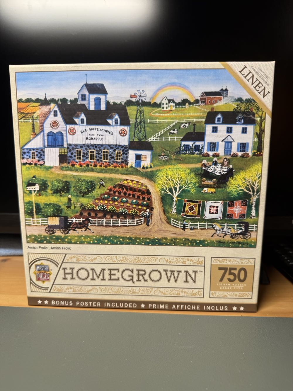 Amish Frolic - MasterPieces puzzle collectible [Barcode 705988321382] - Main Image 2