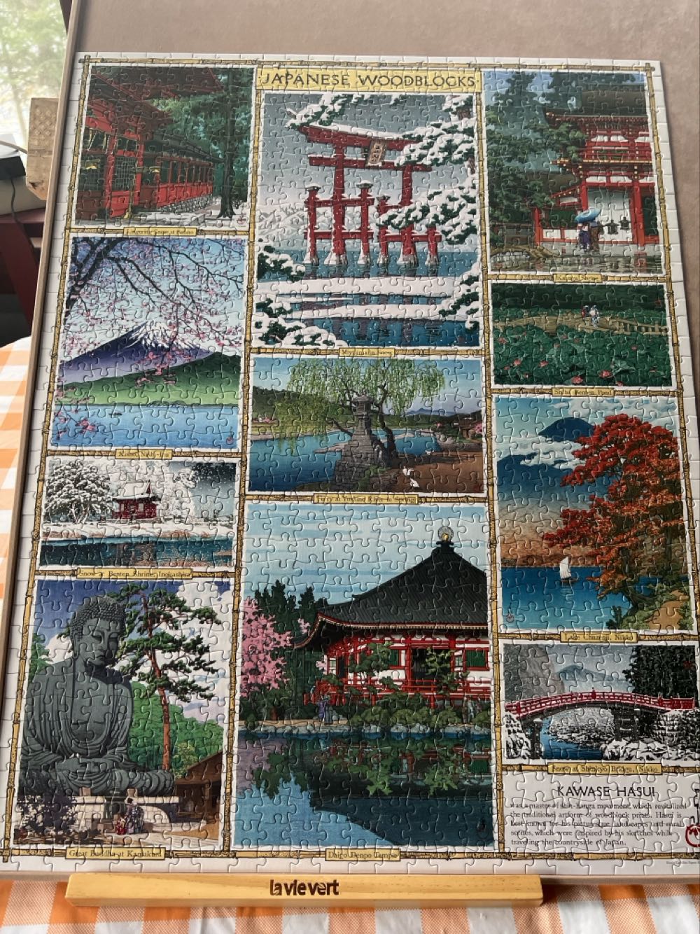 Japanese Woodblocks - Cavalinni & Co puzzle collectible [Barcode 9781639470075] - Main Image 2