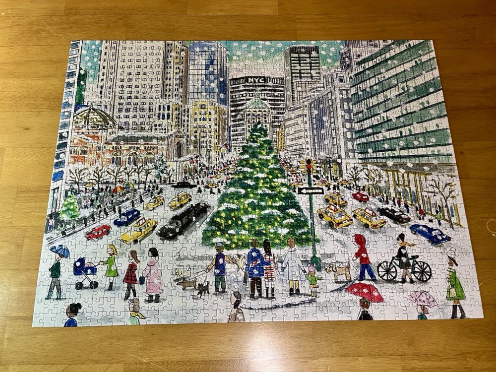 Snowfall on Park Avenue - Galison puzzle collectible [Barcode 9780735371989] - Main Image 2