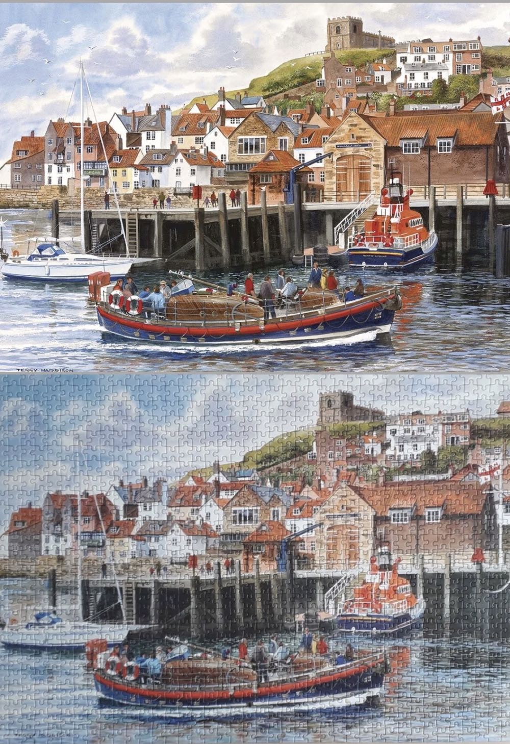 The Port Of Whitby - Gibsons puzzle collectible [Barcode 5012269050103] - Main Image 4